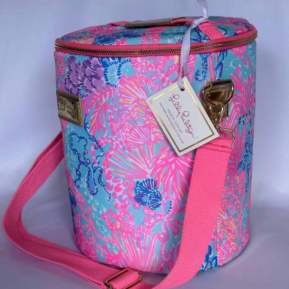#2884 LILLY PULITZER Insulated Soft  Beach Cooler - Picture 2 of 10
